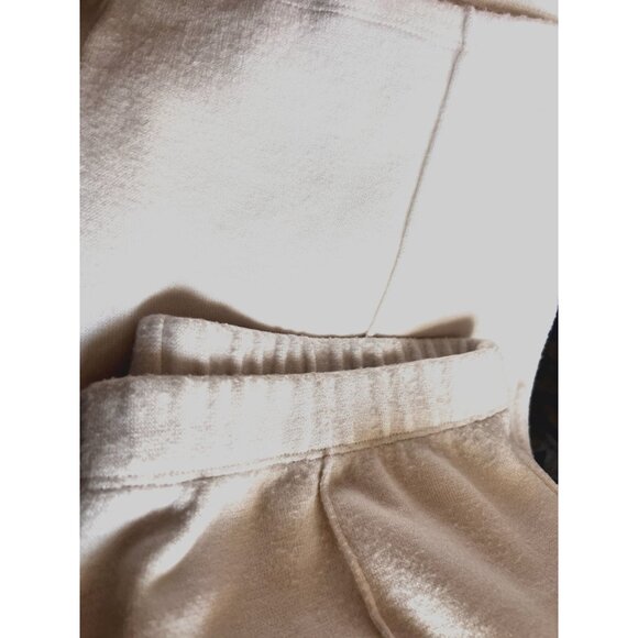 EDAS Size 16 Sweat Pants Winter White Upscale Made In Italy 32”x 29”L Casual - Picture 12 of 14